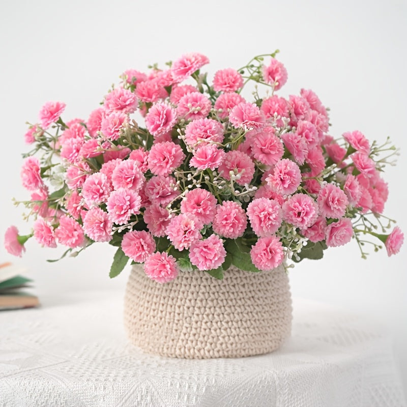 [Artificial Flowers] 1pc 20 Heads Artificial Flowers | Fake Hydrangeas, Wedding Routes fabric Flowers | for Home Furnishings Hotel Decorations Valentine's Day Gifts Mother's Day Gifts Birthday Gifts