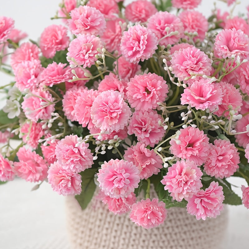 [Artificial Flowers] 1pc 20 Heads Artificial Flowers | Fake Hydrangeas, Wedding Routes fabric Flowers | for Home Furnishings Hotel Decorations Valentine's Day Gifts Mother's Day Gifts Birthday Gifts