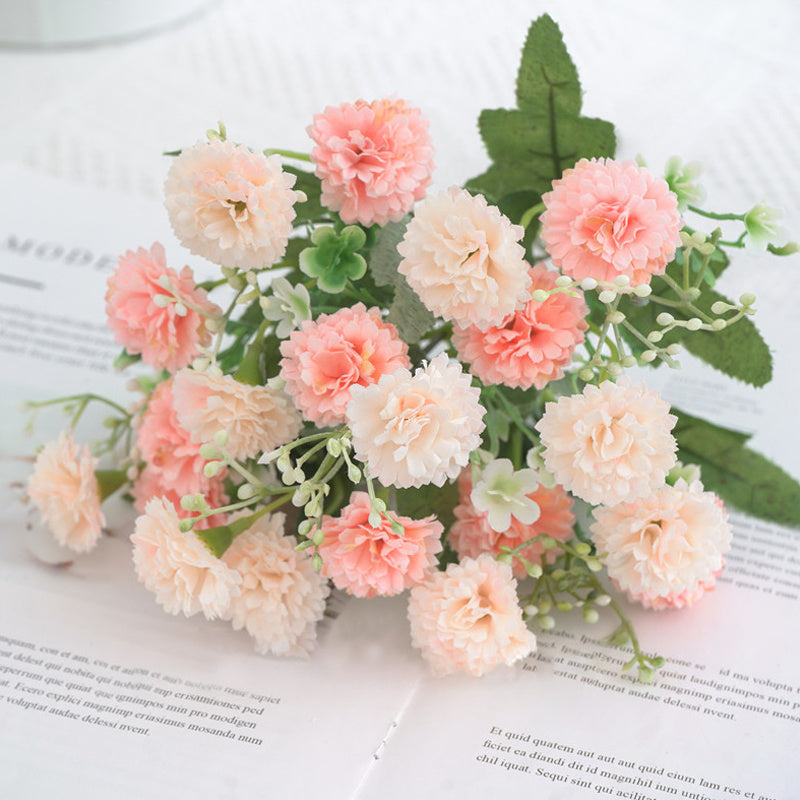 [Artificial Flowers] 1pc 20 Heads Artificial Flowers | Fake Hydrangeas, Wedding Routes fabric Flowers | for Home Furnishings Hotel Decorations Valentine's Day Gifts Mother's Day Gifts Birthday Gifts