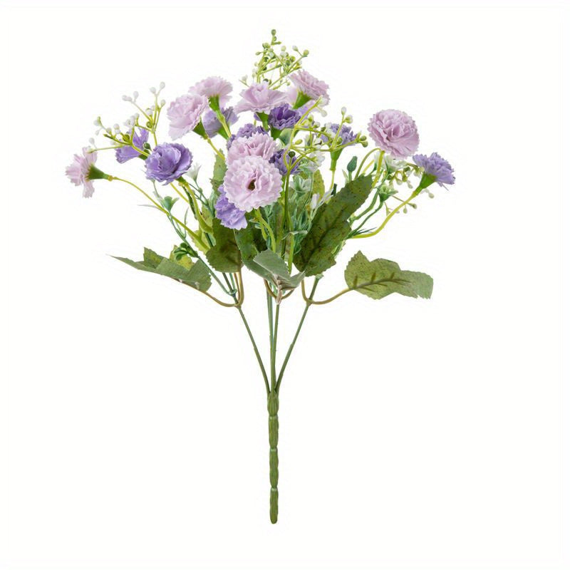 [Artificial Flowers] 1pc 20 Heads Artificial Flowers | Fake Hydrangeas, Wedding Routes fabric Flowers | for Home Furnishings Hotel Decorations Valentine's Day Gifts Mother's Day Gifts Birthday Gifts