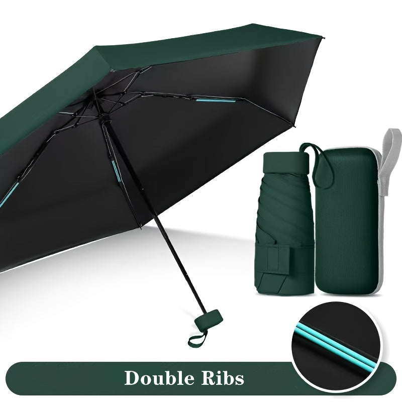 [Portable Umbrella] High-Quality Multi-Color Foldable Mini Pocket Umbrella | Lightweight Portable Travel Umbrella for Christmas, Valentine's Day, Mother's Day, Women's Day, Ramadan, and Birthday Gifts
