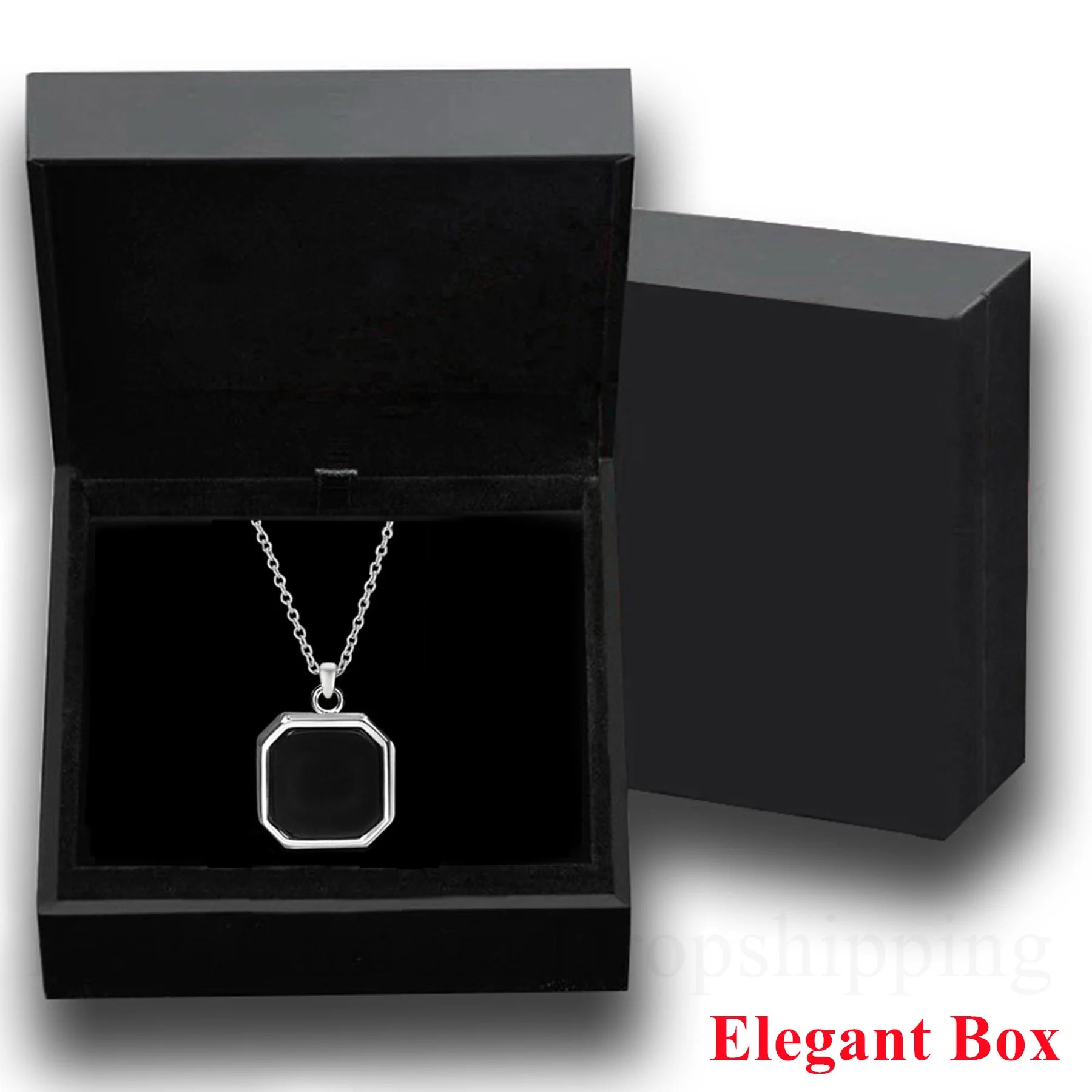 Custom Hidden Picture Heat Activated Magic Heat Photo Magic Necklace with Christmas Day Valentines Pet Dog Photo Gift