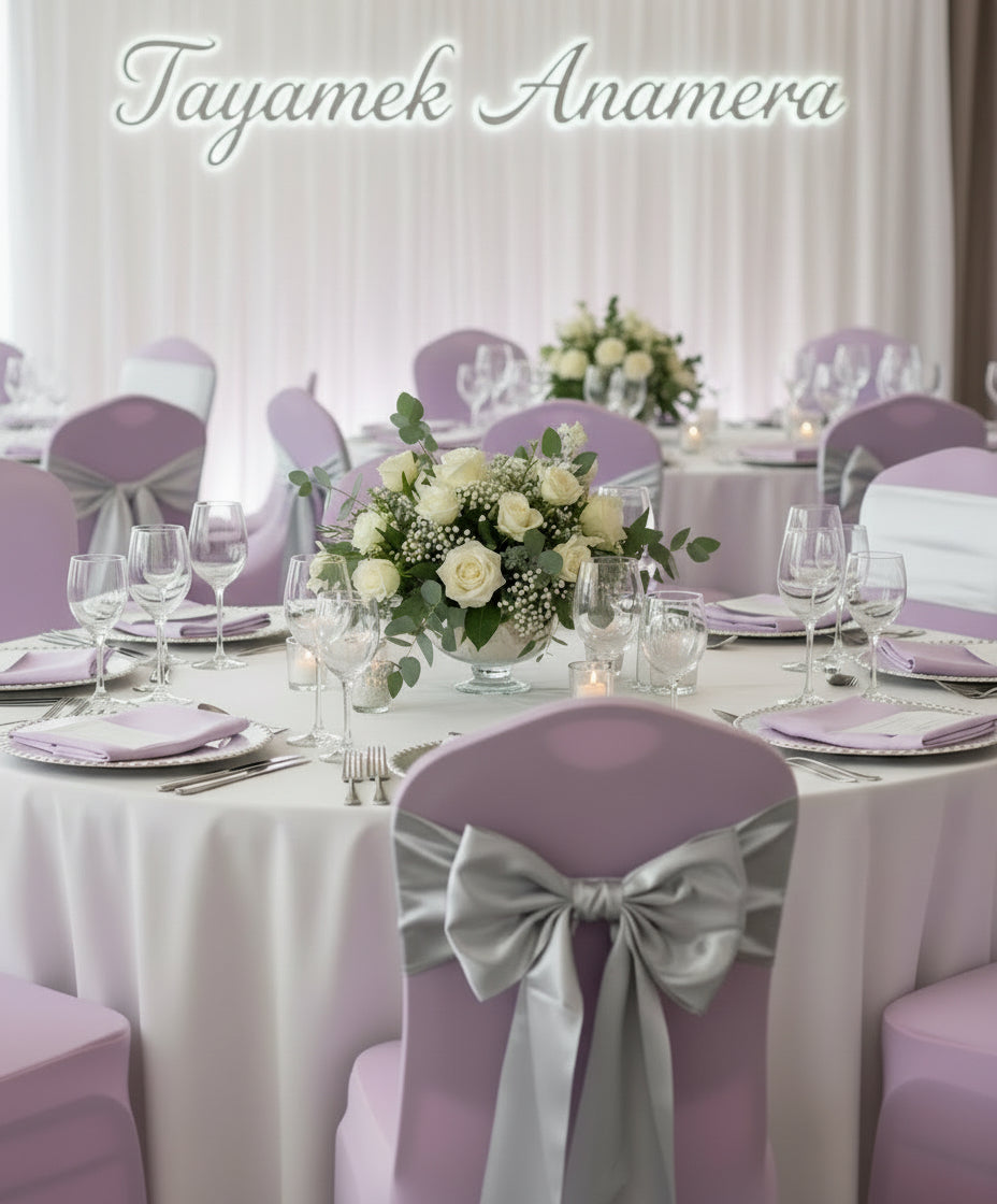 Housse de Chaise Spandex | Tayamek Anamera Rental