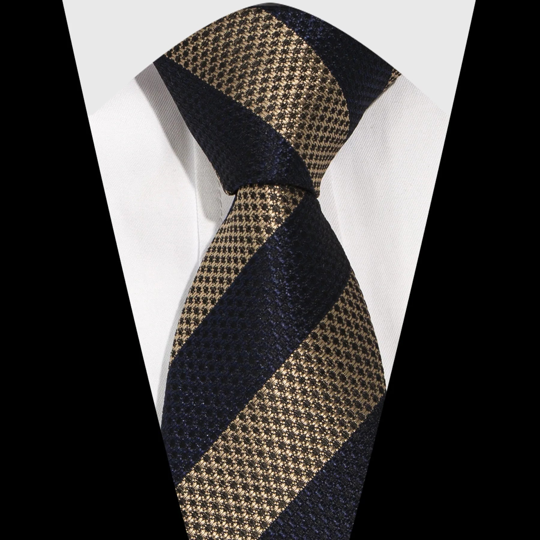 Black Necktie Business Casual Plaid Corbatas for Wedding Party Men Accessories Valentines Gift Students Tie Gifts for Boys