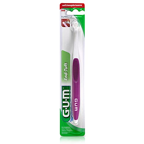 GUM End-Tuft Soft Tapered Trim Toothbrush (308RQB)