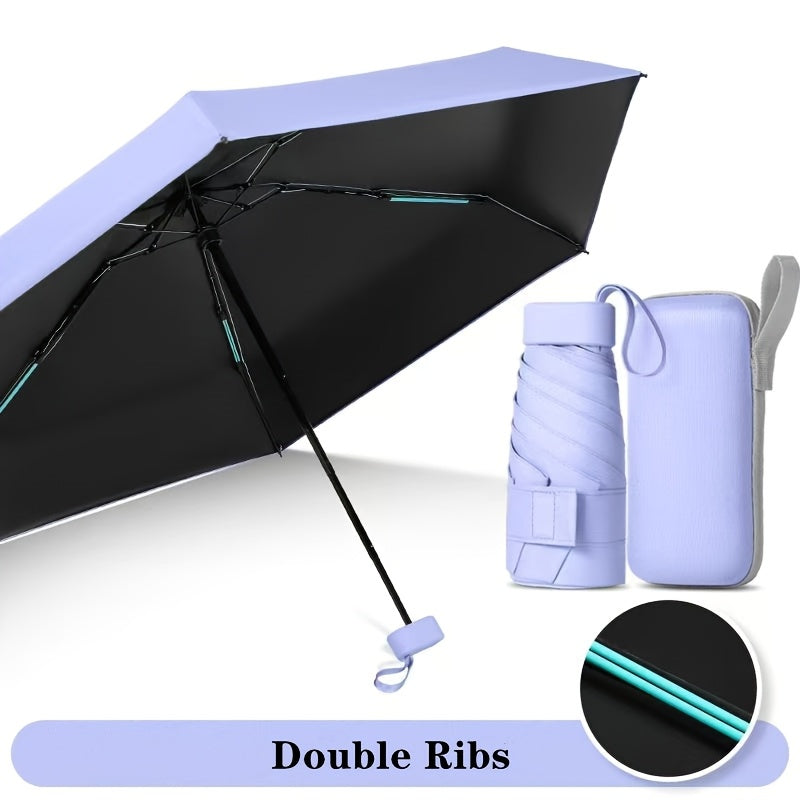 [Portable Umbrella] High-Quality Multi-Color Foldable Mini Pocket Umbrella | Lightweight Portable Travel Umbrella for Christmas, Valentine's Day, Mother's Day, Women's Day, Ramadan, and Birthday Gifts
