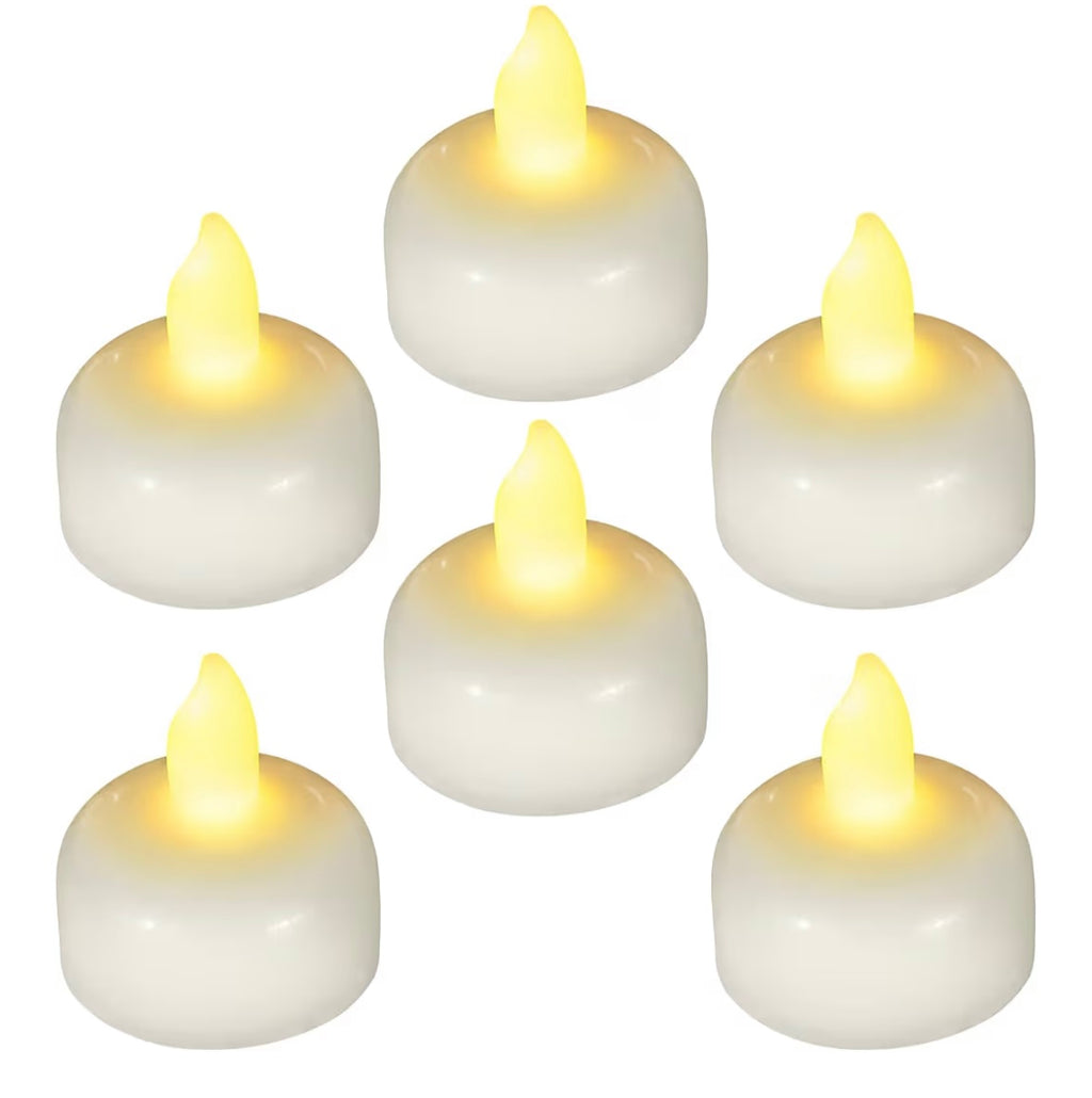 Tea Light Candles – 12pcs Flameless | Tayamek Anamera Rental