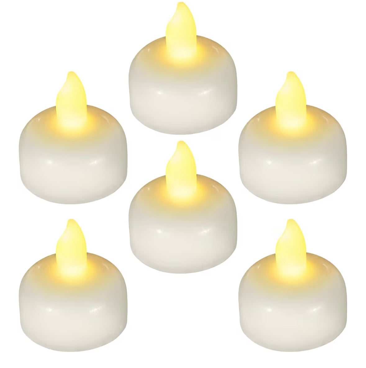 Tea Light Candles – 12pcs Flameless | Tayamek Anamera Rental