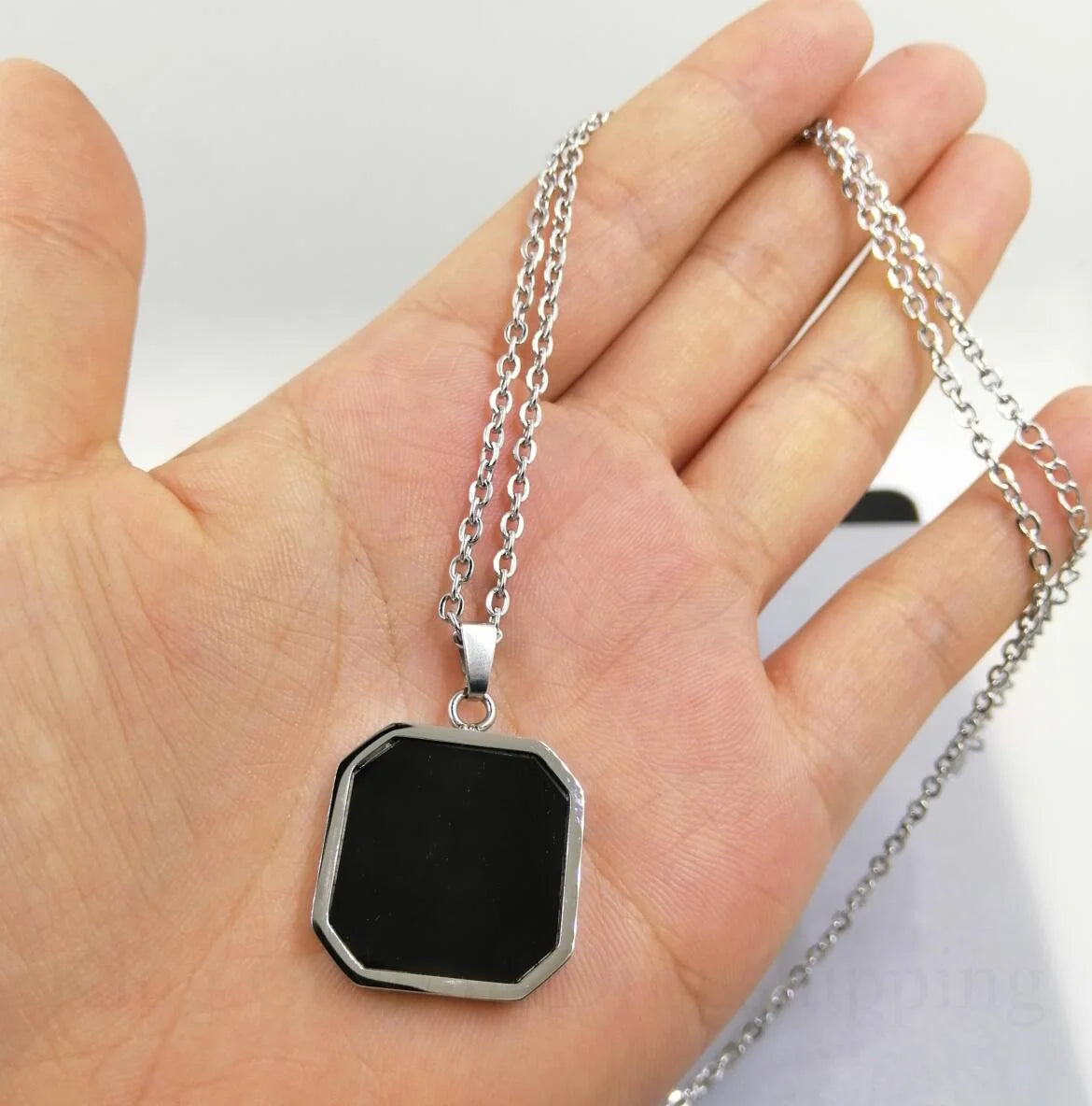 Custom Hidden Picture Heat Activated Magic Heat Photo Magic Necklace with Christmas Day Valentines Pet Dog Photo Gift