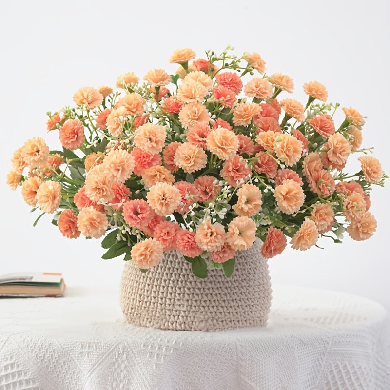 [Artificial Flowers] 1pc 20 Heads Artificial Flowers | Fake Hydrangeas, Wedding Routes fabric Flowers | for Home Furnishings Hotel Decorations Valentine's Day Gifts Mother's Day Gifts Birthday Gifts