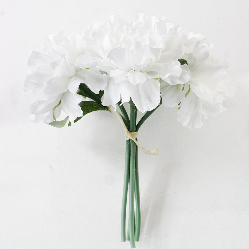 Peony Wedding Bouquets Artificial Flowers For Home Decoration