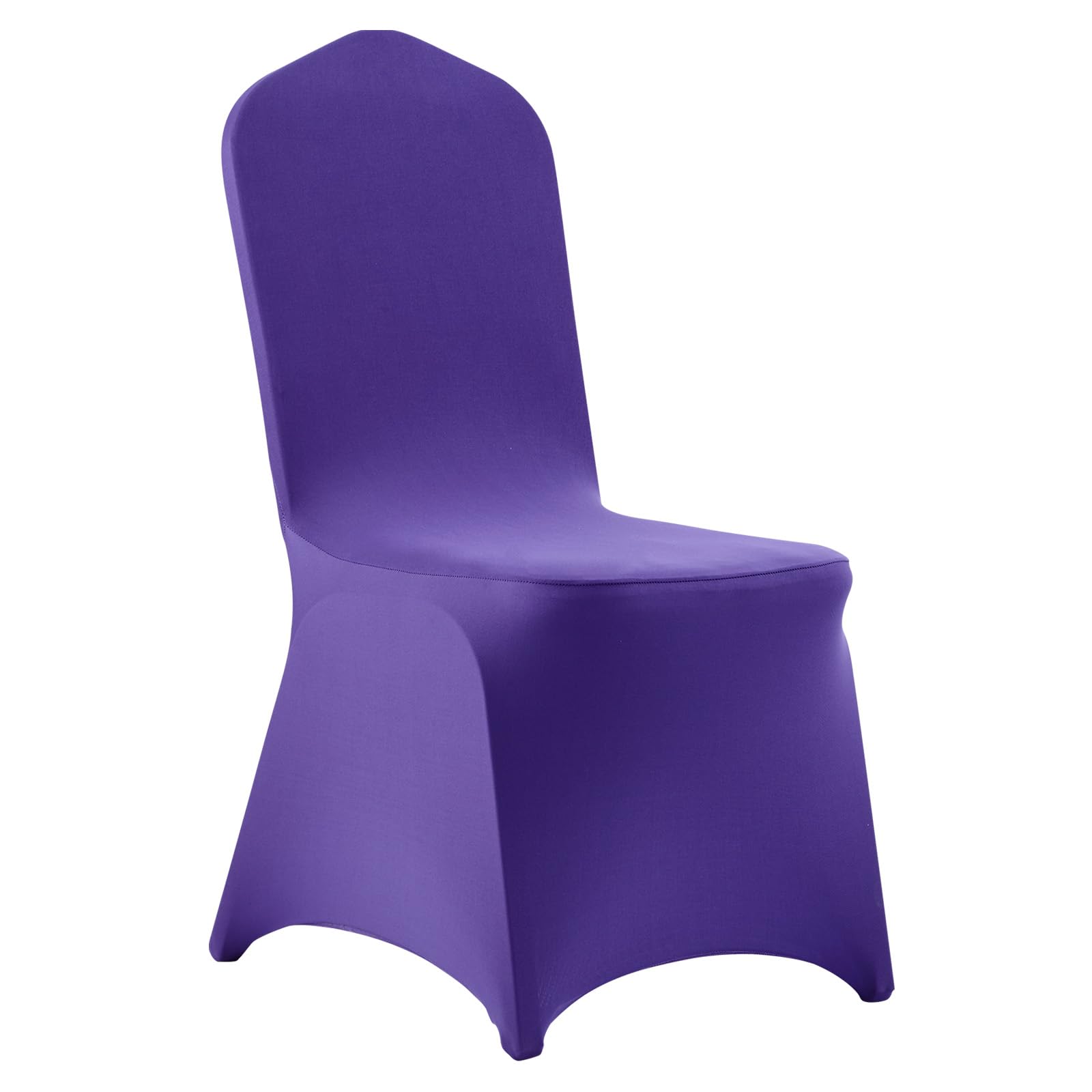 VEVOR 50 Pcs Navy Blue Chair Covers, Polyester Spandex Chair Cover, Stretch Slipcovers for Wedding Party Dining Banquet Flat-Front Chair Covers, Fits Chair Measures up to 20.08 x 17.72 x 37.4 inch