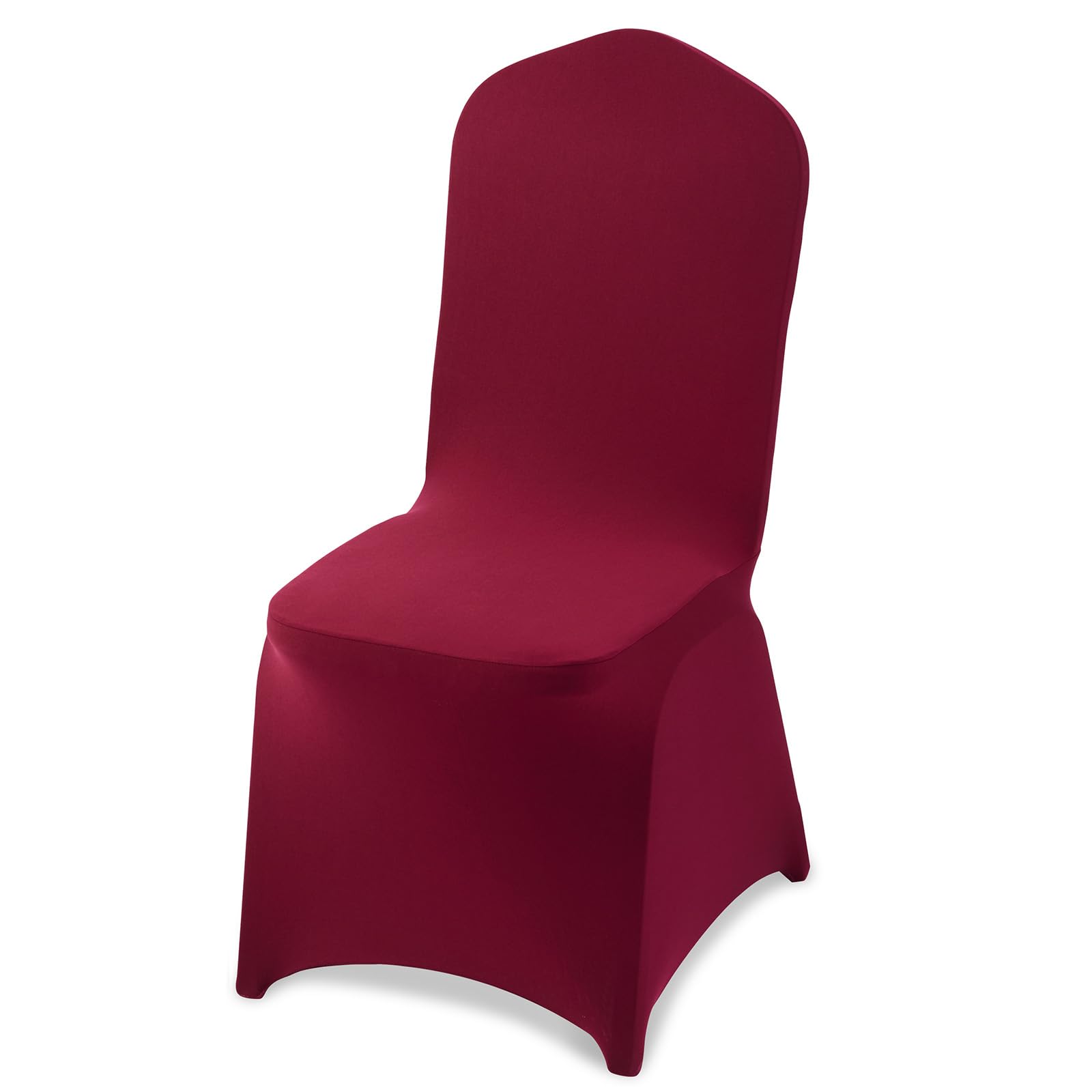 VEVOR 50 Pcs Navy Blue Chair Covers, Polyester Spandex Chair Cover, Stretch Slipcovers for Wedding Party Dining Banquet Flat-Front Chair Covers, Fits Chair Measures up to 20.08 x 17.72 x 37.4 inch