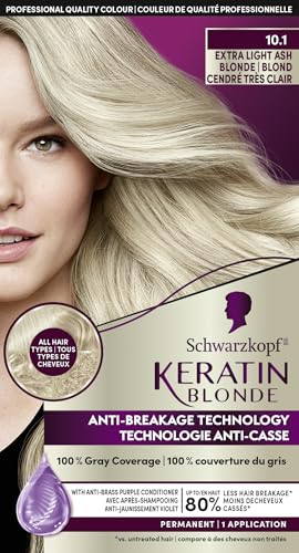 Schwarzkopf Keratin Color Permanent Hair Color, 2.6 Rich Soft Black, 1 Application - Salon Inspired Permanent Hair Dye, for up to 80% Less Breakage vs Untreated Hair and up to 100% Gray Coverage