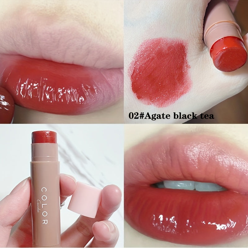 3 Color Moisturizing Lip Balm Tinted, Long-lasting Color Lifting Lightening Lip Line Soft Lipstick Valentine's Day Gifts