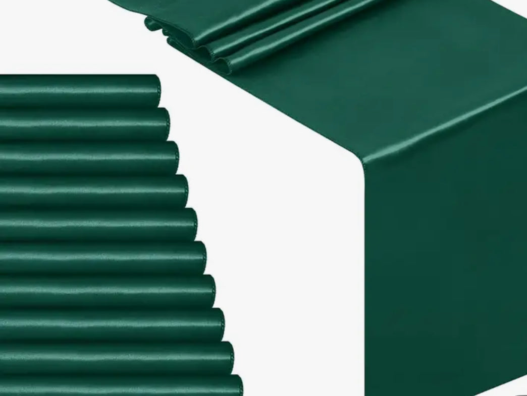 Satin Table Runner – 12 x 108 in | Tayamek Anamera Rental
