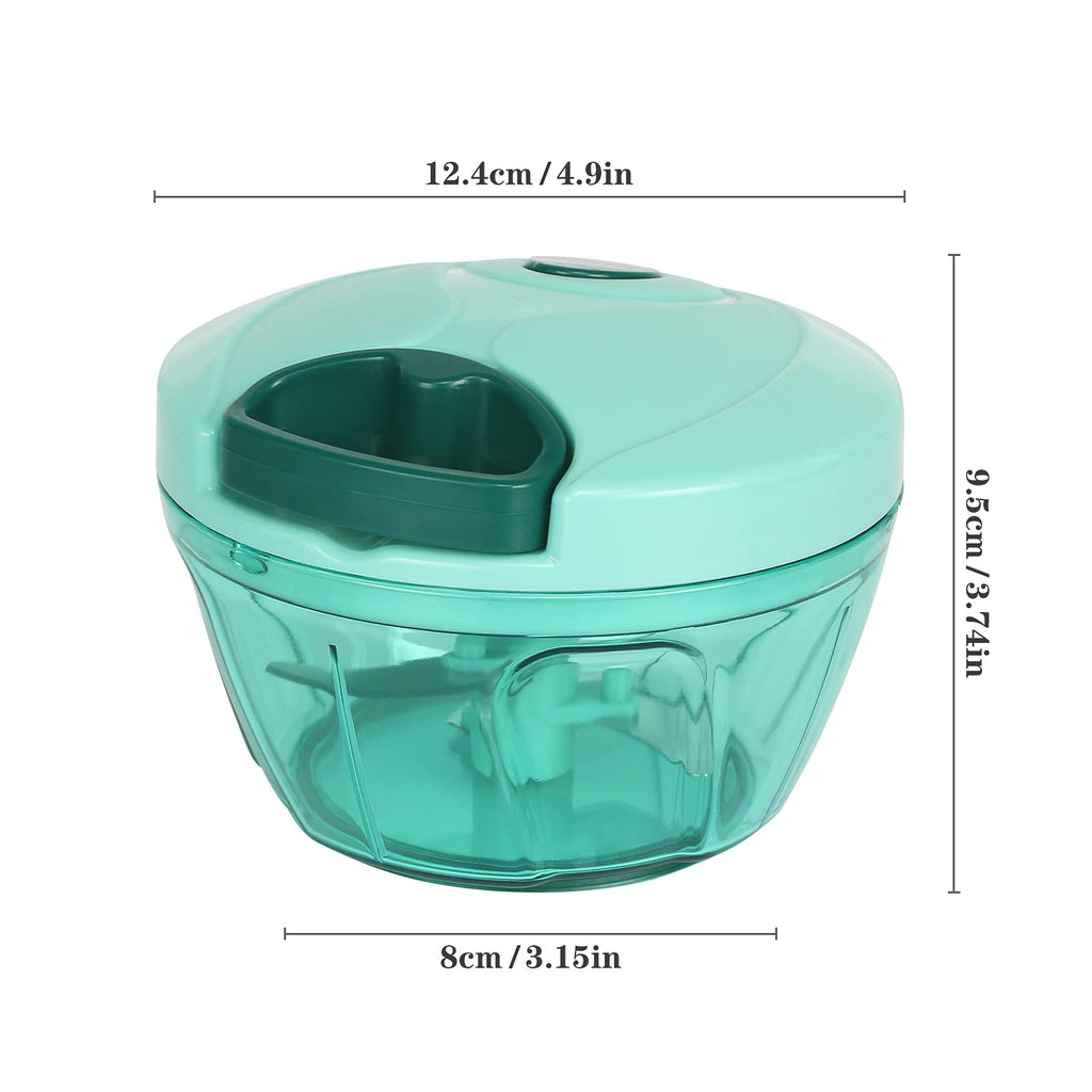 Cambom Manual Food Chopper Vegetable Cutter, Hand String Vegetable Chopper Onions Cutter for Vegetable Fruits Nuts BPA Free Food Safe Material,