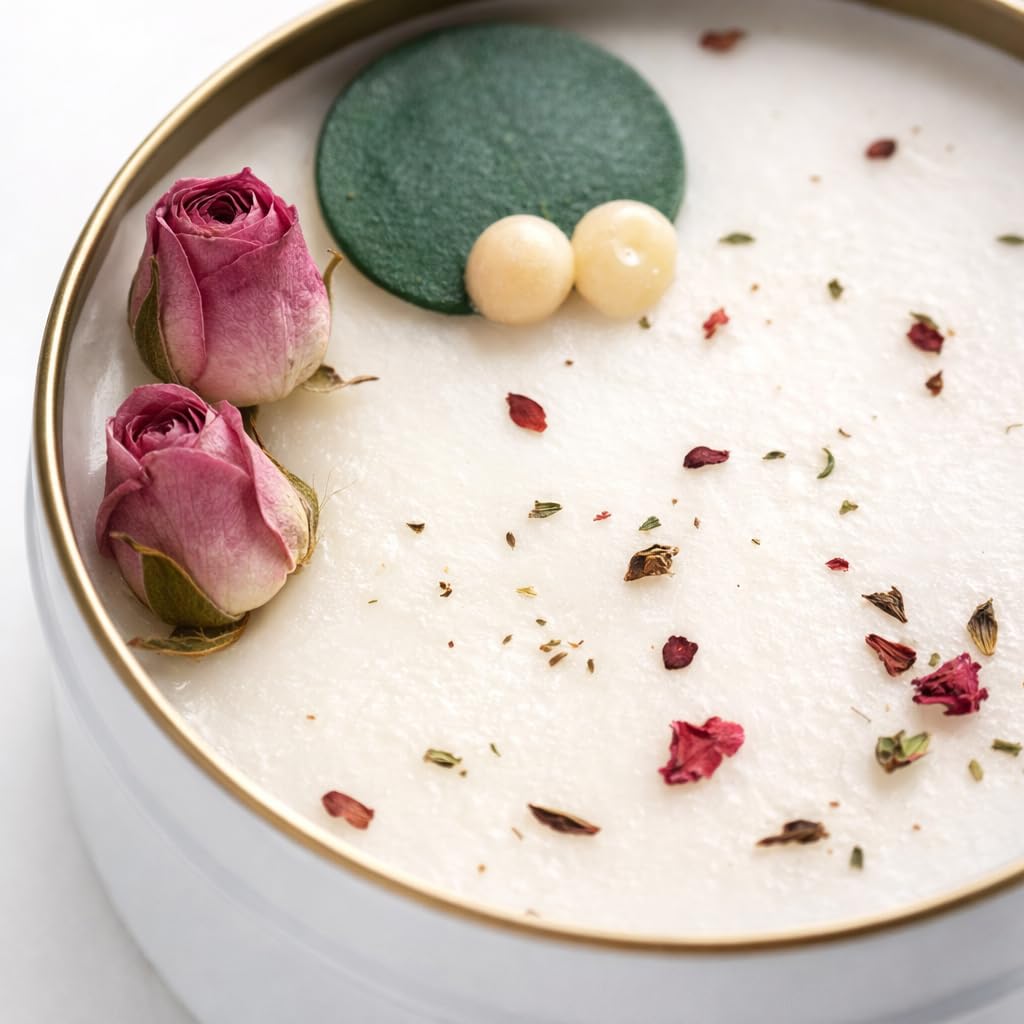 Personalized Wedding Favor Candle Set with Sealed Gift Box – Bulk Soy Wax Candles with Dried Flowers, Custom Name Label – Bridal Shower, Baby Shower, Birthday Guest Gifts (10–200 pcs)