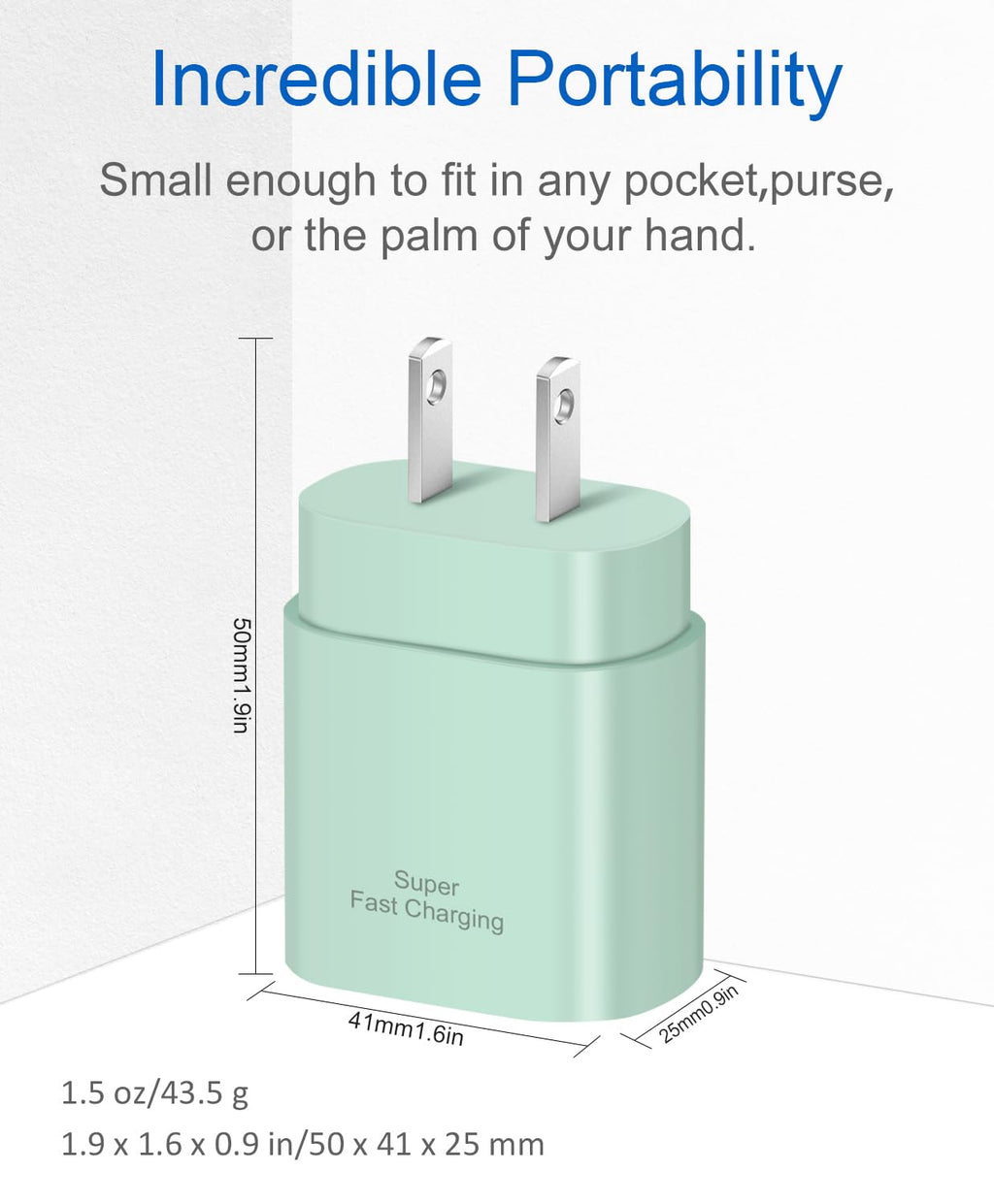 USB C Fast Charger,2 Pack Type C Fast Charger Wall Charger Super Fast Charging Block for Galaxy S24 S23 S22 S21 S20 Ultra S10 S9, Note 20 10 9, with 6ft USB C to Type C Cable 25W Charger Adapter