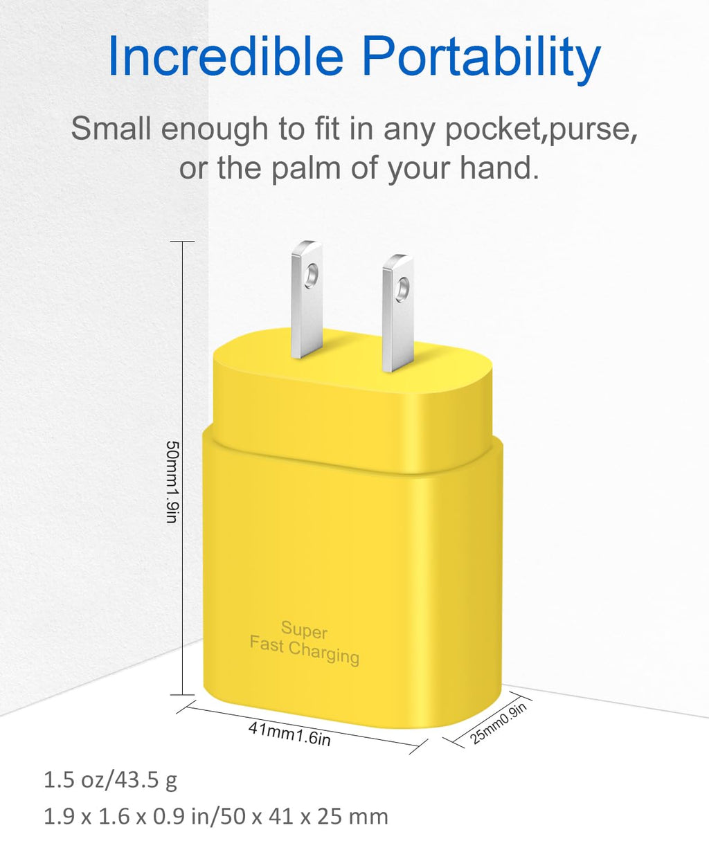 USB C Fast Charger,2 Pack Type C Fast Charger Wall Charger Super Fast Charging Block for Galaxy S24 S23 S22 S21 S20 Ultra S10 S9, Note 20 10 9, with 6ft USB C to Type C Cable 25W Charger Adapter