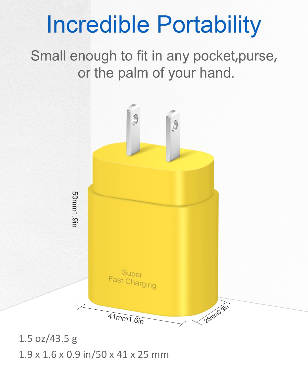 USB C Fast Charger,2 Pack Type C Fast Charger Wall Charger Super Fast Charging Block for Galaxy S24 S23 S22 S21 S20 Ultra S10 S9, Note 20 10 9, with 6ft USB C to Type C Cable 25W Charger Adapter