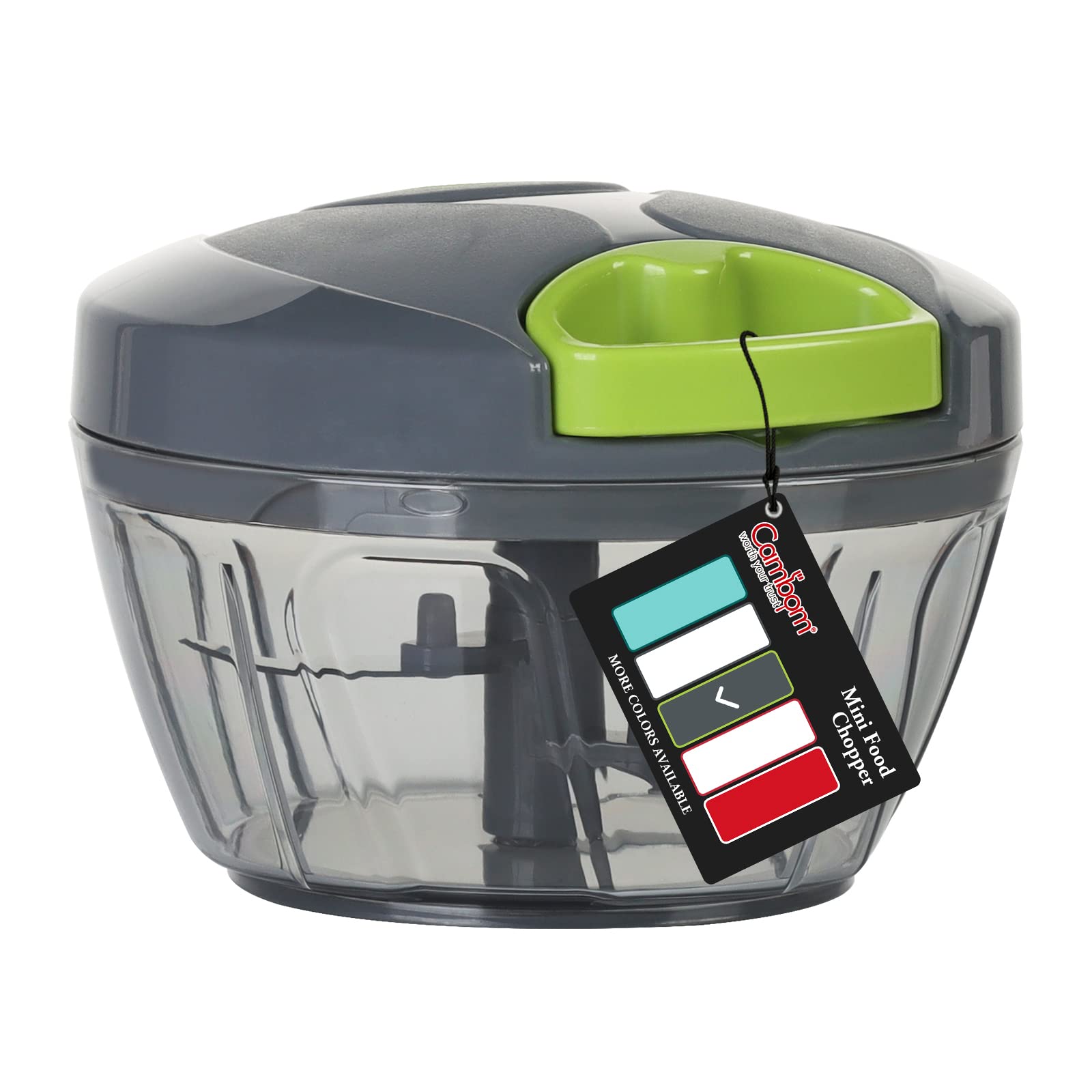 Cambom Manual Food Chopper Vegetable Cutter, Hand String Vegetable Chopper Onions Cutter for Vegetable Fruits Nuts BPA Free Food Safe Material,