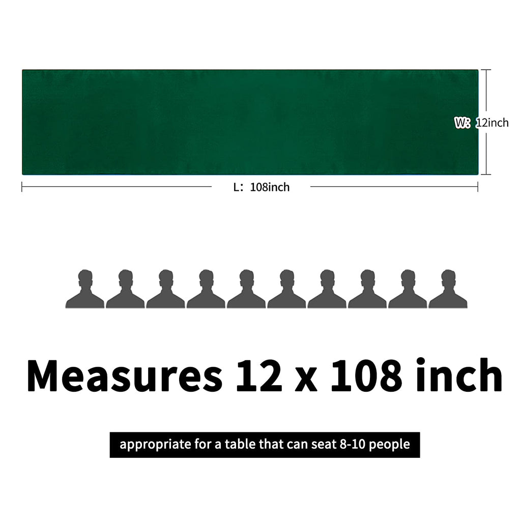 Pesonlook 15 Pack Royal Blue Table Runners 12 x 108 Inch Long for Rectangle Round Tables, Satin Table Runner for Wedding, Birthday Party Banquets Graduation Engagements Decoration
