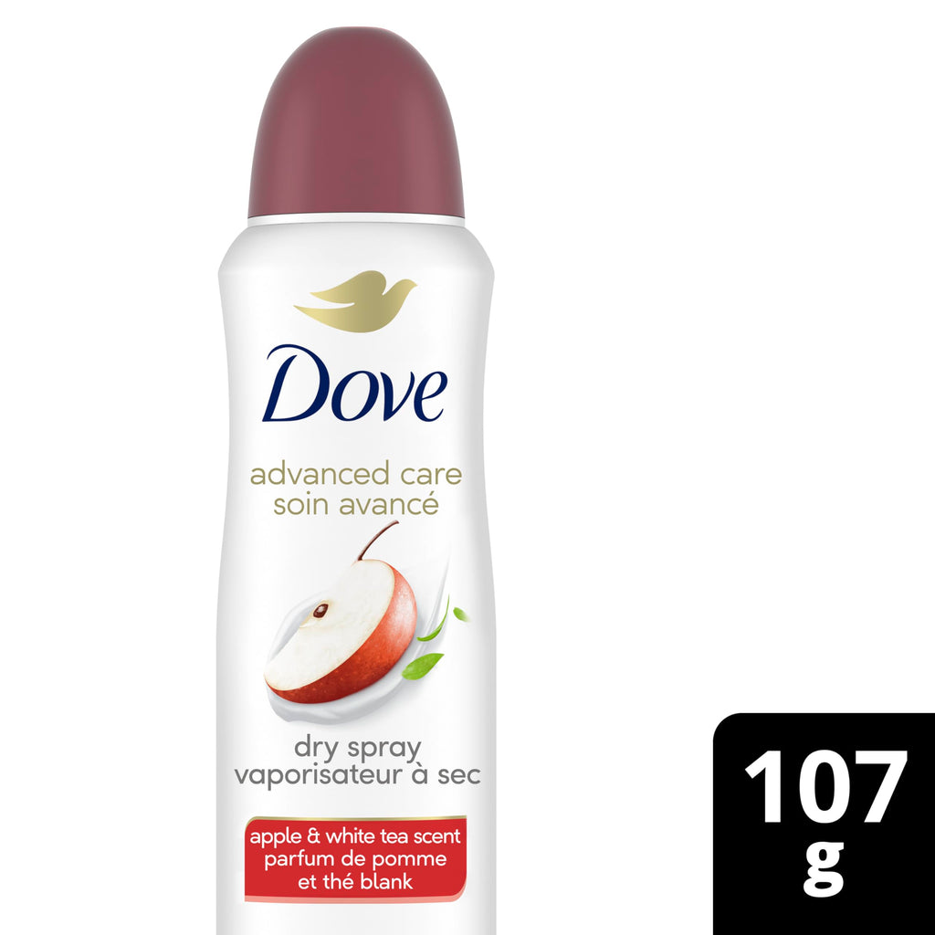 Dove Advanced Care Beauty Finish Dry Spray Antiperspirant Deodorant for Women with ¼ Moisturizers 107 g