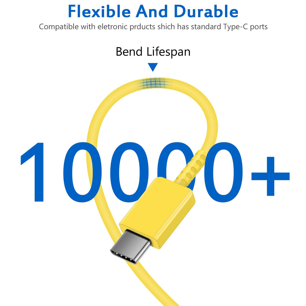 USB C Fast Charger,2 Pack Type C Fast Charger Wall Charger Super Fast Charging Block for Galaxy S24 S23 S22 S21 S20 Ultra S10 S9, Note 20 10 9, with 6ft USB C to Type C Cable 25W Charger Adapter