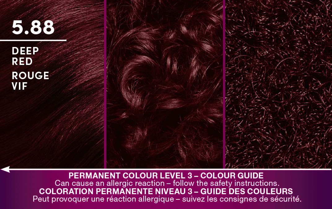 Schwarzkopf Keratin Color Permanent Hair Color, 2.6 Rich Soft Black, 1 Application - Salon Inspired Permanent Hair Dye, for up to 80% Less Breakage vs Untreated Hair and up to 100% Gray Coverage