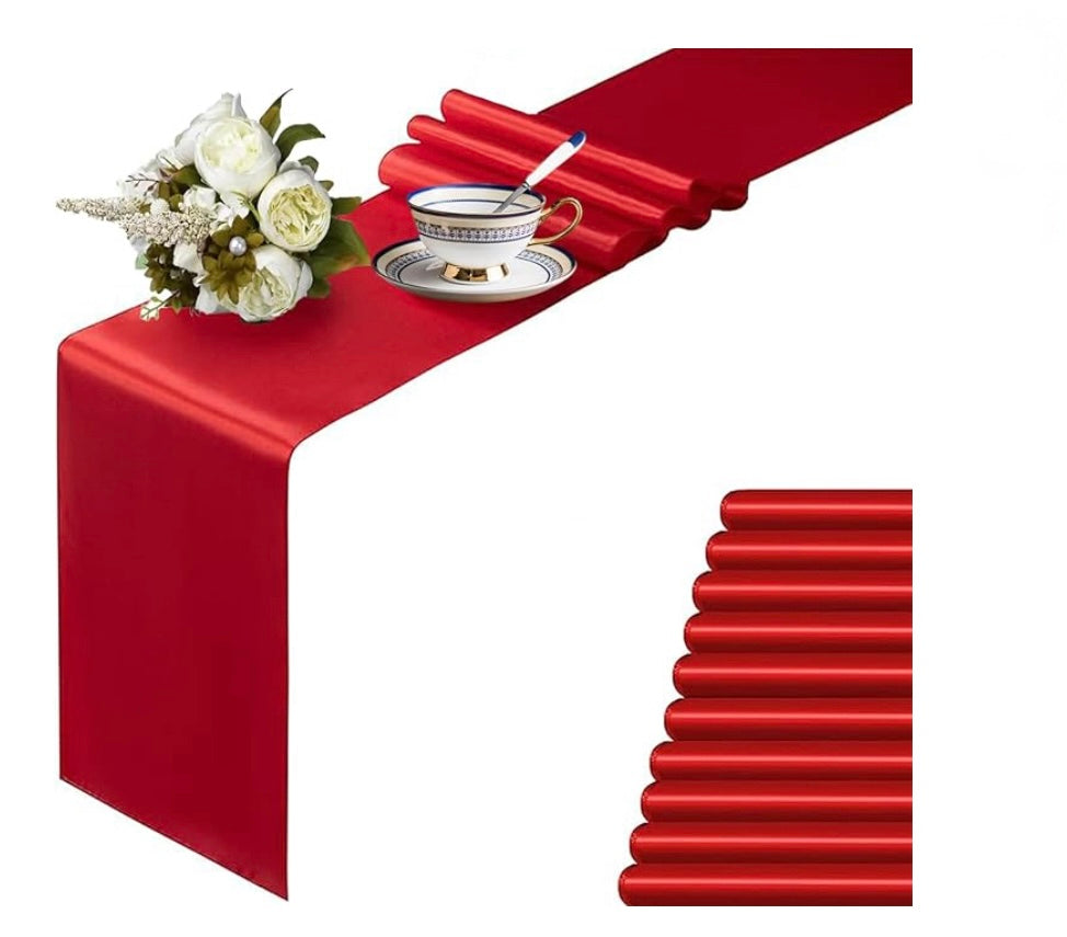 Satin Table Runner – 12 x 108 in | Tayamek Anamera Rental