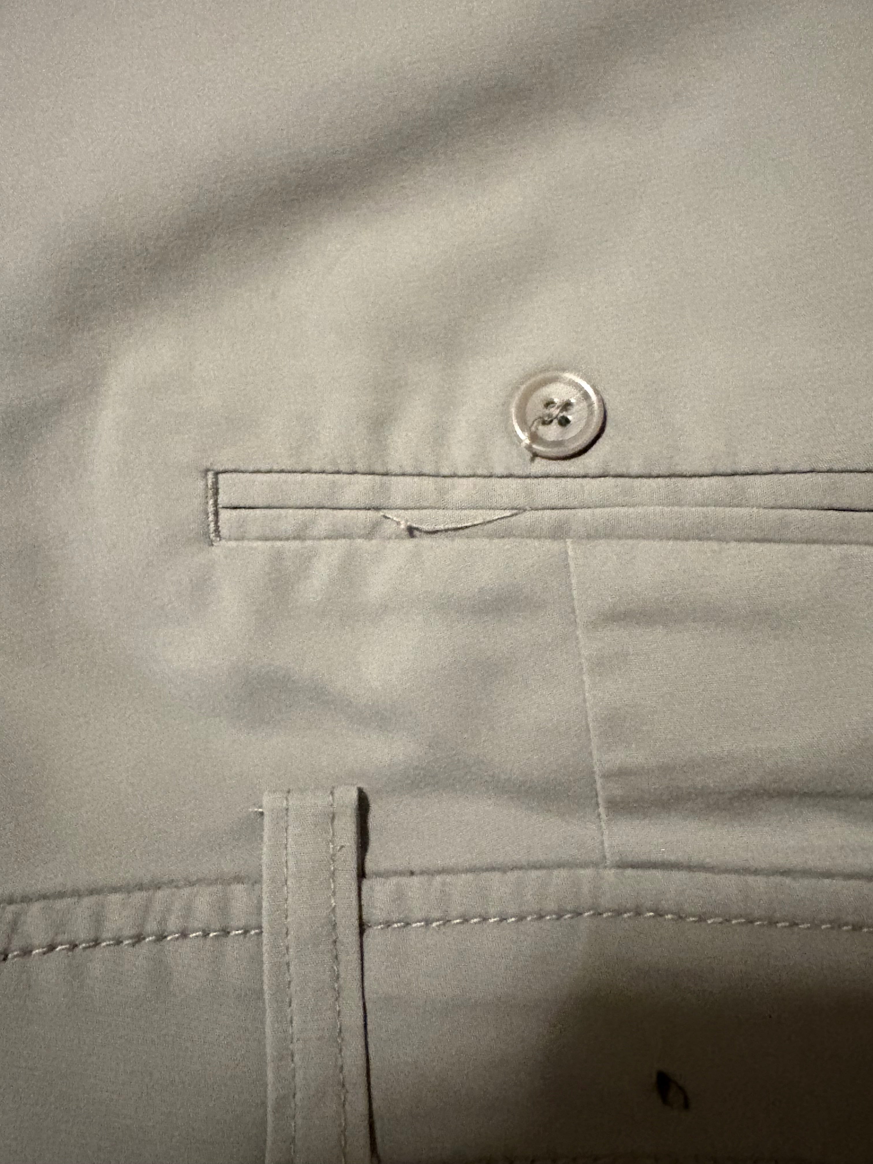 Dalia Light Gray  Pants – Size 6, Second Hand