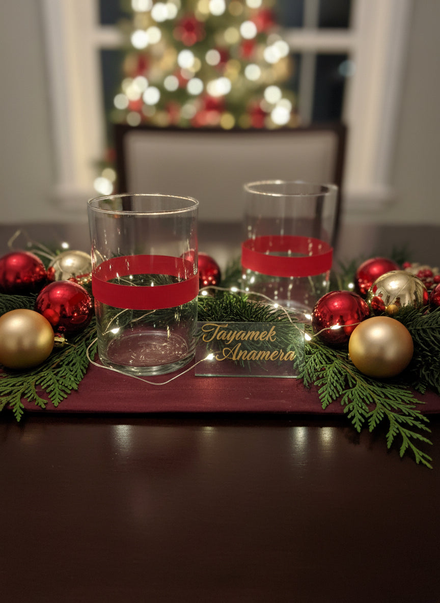 Small Glass Cylinder Vase – 5.9 Inch | Tayamek Anamera Rental