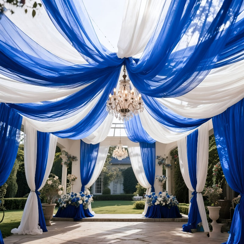 Tulle Mesh Fabric Roll - Polyester Material for Wedding Arch, Table Runners & Event Decor (29.5 inch width)