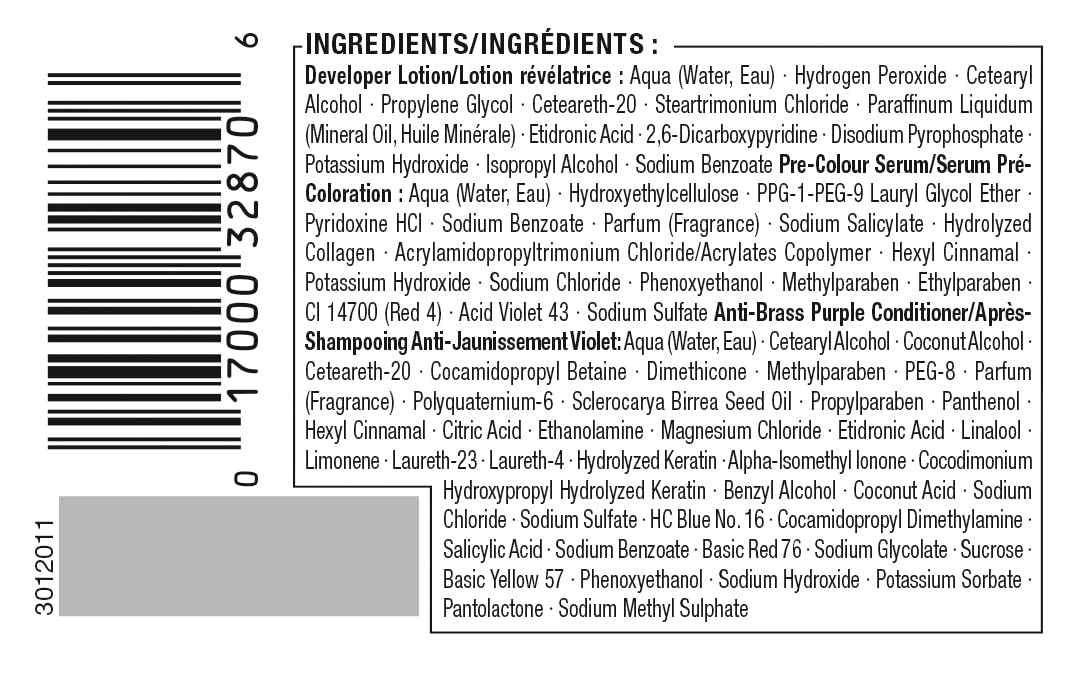 Schwarzkopf Keratin Color Permanent Hair Color, 2.6 Rich Soft Black, 1 Application - Salon Inspired Permanent Hair Dye, for up to 80% Less Breakage vs Untreated Hair and up to 100% Gray Coverage