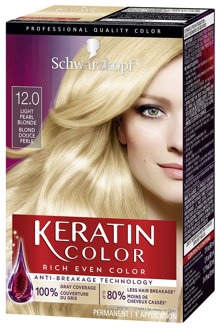 Schwarzkopf Keratin Color Permanent Hair Color, 2.6 Rich Soft Black, 1 Application - Salon Inspired Permanent Hair Dye, for up to 80% Less Breakage vs Untreated Hair and up to 100% Gray Coverage