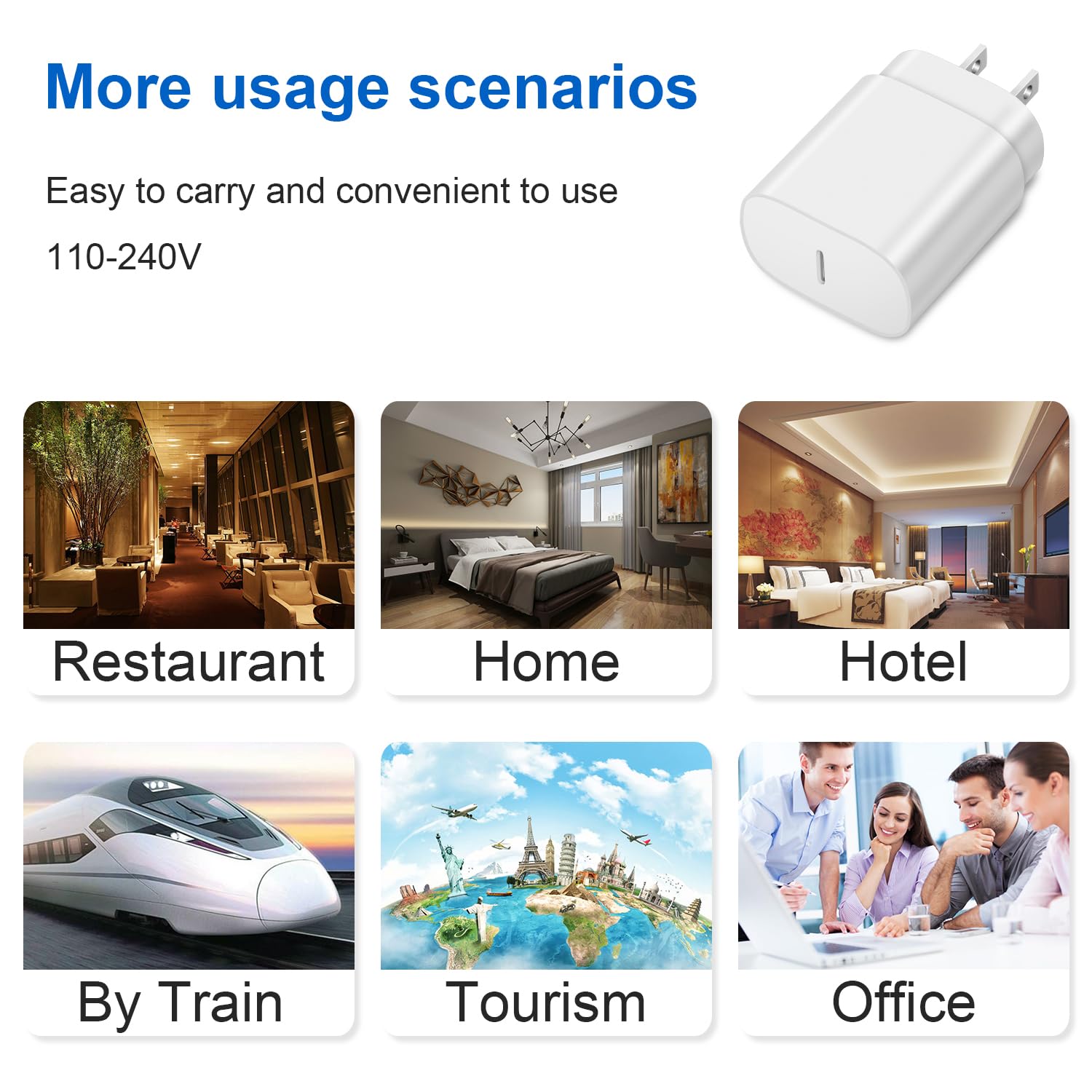 USB C Fast Charger,2 Pack Type C Fast Charger Wall Charger Super Fast Charging Block for Galaxy S24 S23 S22 S21 S20 Ultra S10 S9, Note 20 10 9, with 6ft USB C to Type C Cable 25W Charger Adapter
