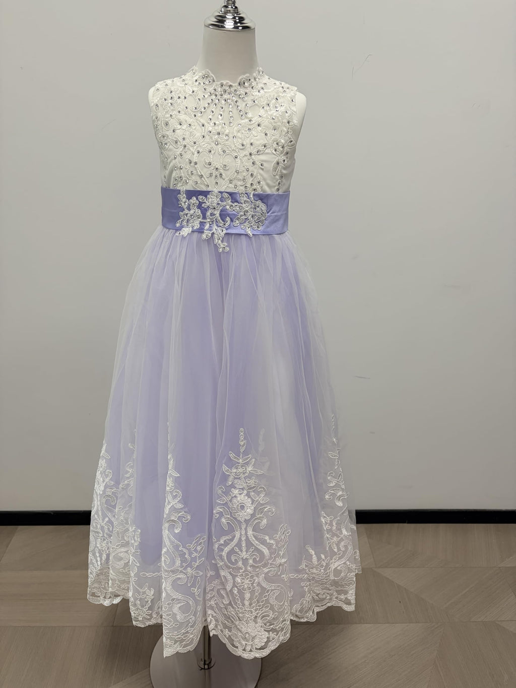 Girls Lace Princess Dress for Birthday Party Wedding Bridesmaid Prom Formal Ball Gown Puffy Tulle Dresses
