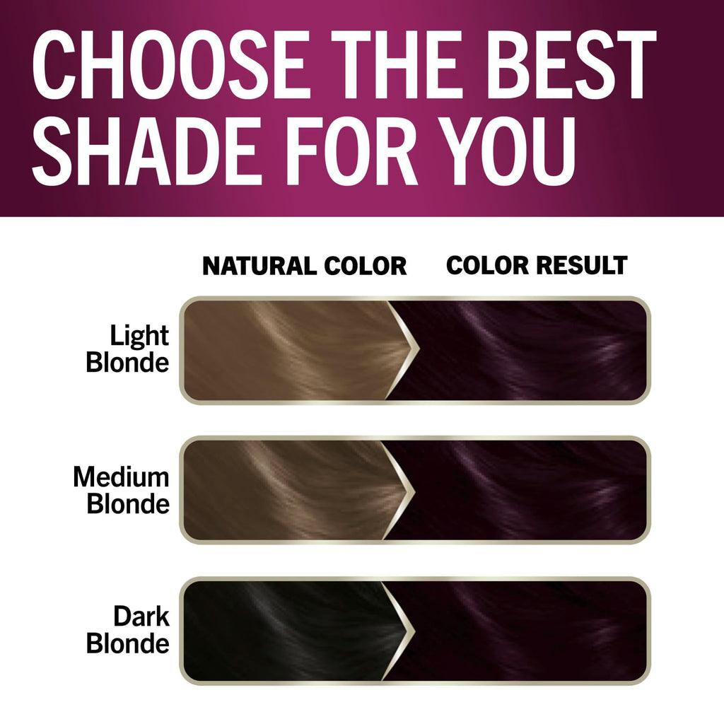 Schwarzkopf Keratin Color Permanent Hair Color, 2.6 Rich Soft Black, 1 Application - Salon Inspired Permanent Hair Dye, for up to 80% Less Breakage vs Untreated Hair and up to 100% Gray Coverage
