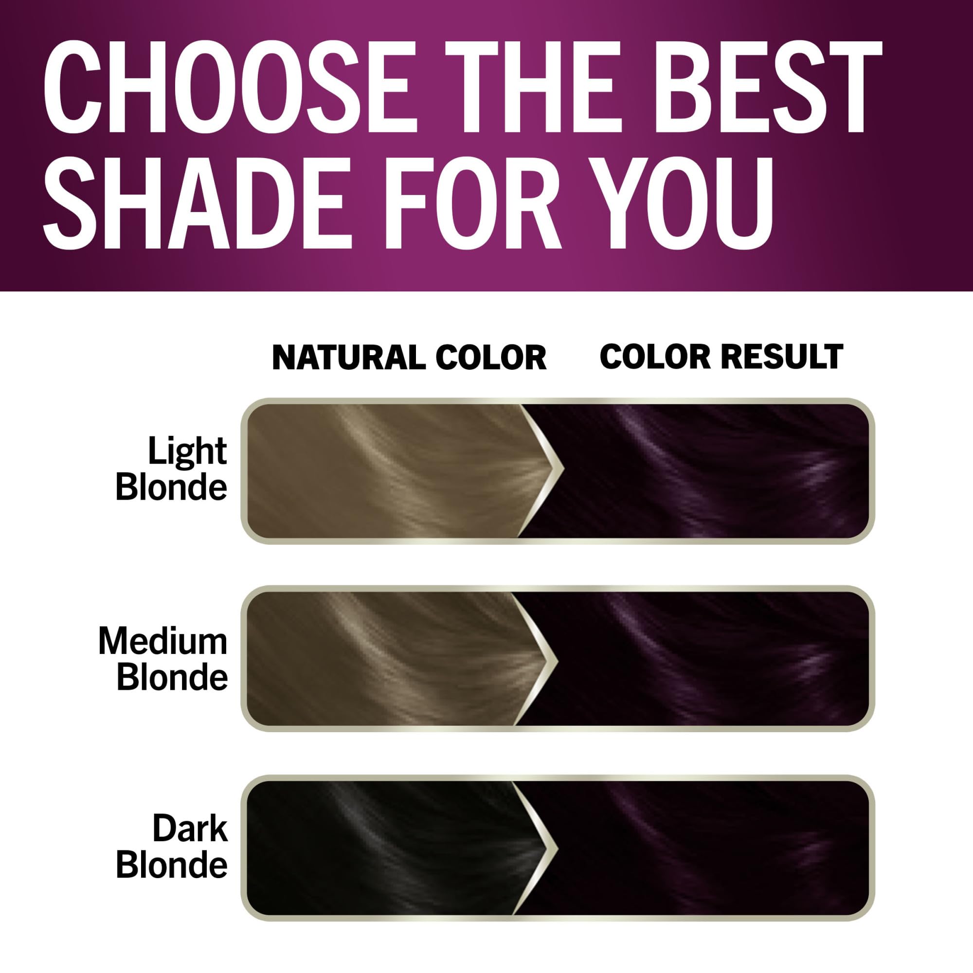 Schwarzkopf Keratin Color Permanent Hair Color, 2.6 Rich Soft Black, 1 Application - Salon Inspired Permanent Hair Dye, for up to 80% Less Breakage vs Untreated Hair and up to 100% Gray Coverage