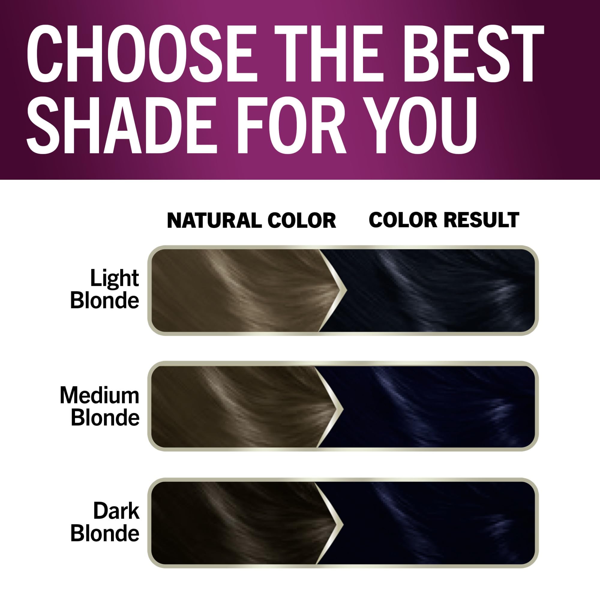 Schwarzkopf Keratin Color Permanent Hair Color, 2.6 Rich Soft Black, 1 Application - Salon Inspired Permanent Hair Dye, for up to 80% Less Breakage vs Untreated Hair and up to 100% Gray Coverage