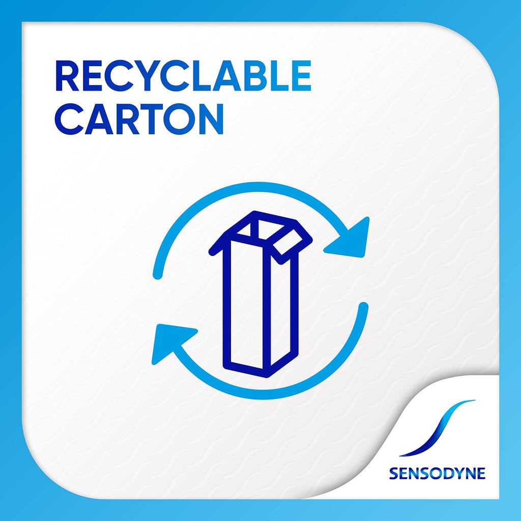 Sensodyne Whitening & Tartar toothpaste, Strengthens Protects and Whitens Sensitive Teeth, 135 mL (Packaging May Vary)