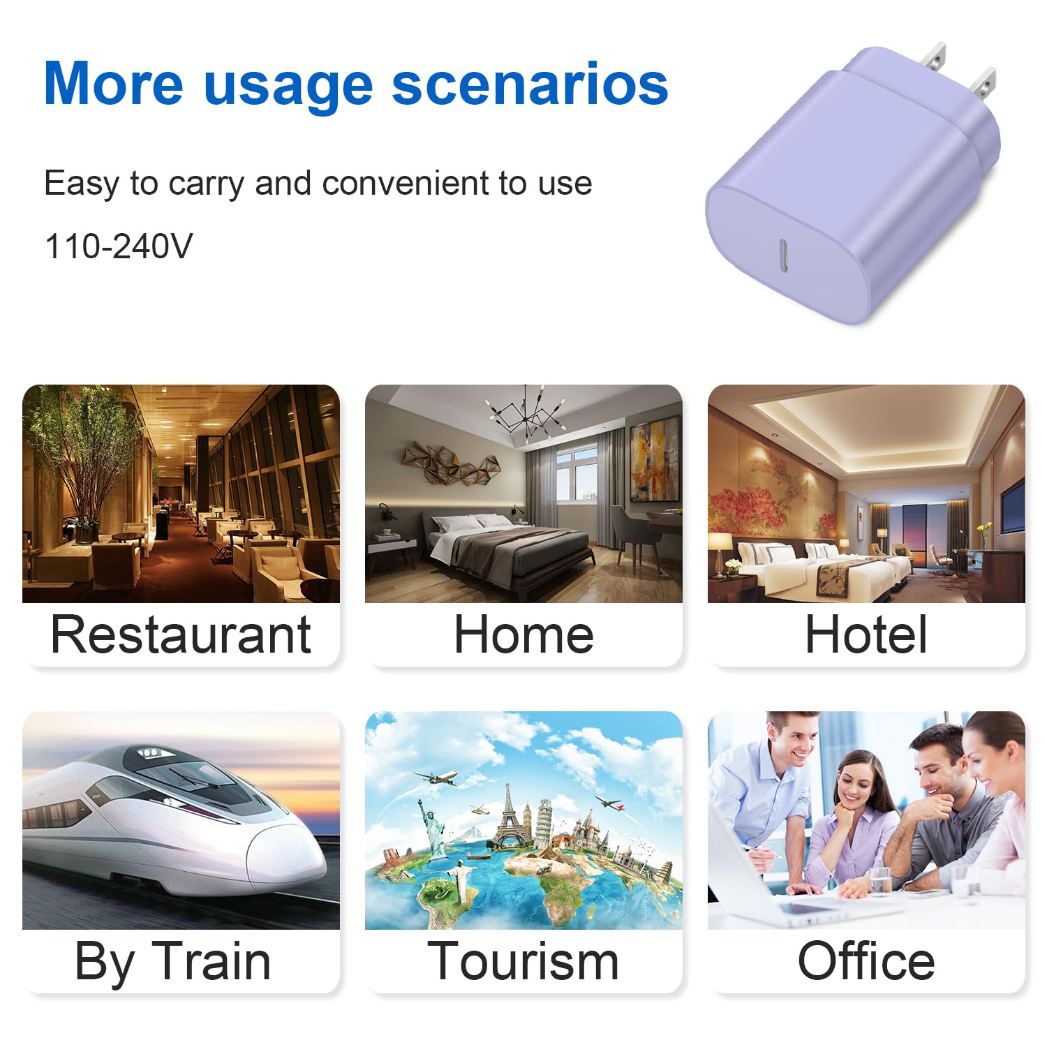 USB C Fast Charger,2 Pack Type C Fast Charger Wall Charger Super Fast Charging Block for Galaxy S24 S23 S22 S21 S20 Ultra S10 S9, Note 20 10 9, with 6ft USB C to Type C Cable 25W Charger Adapter