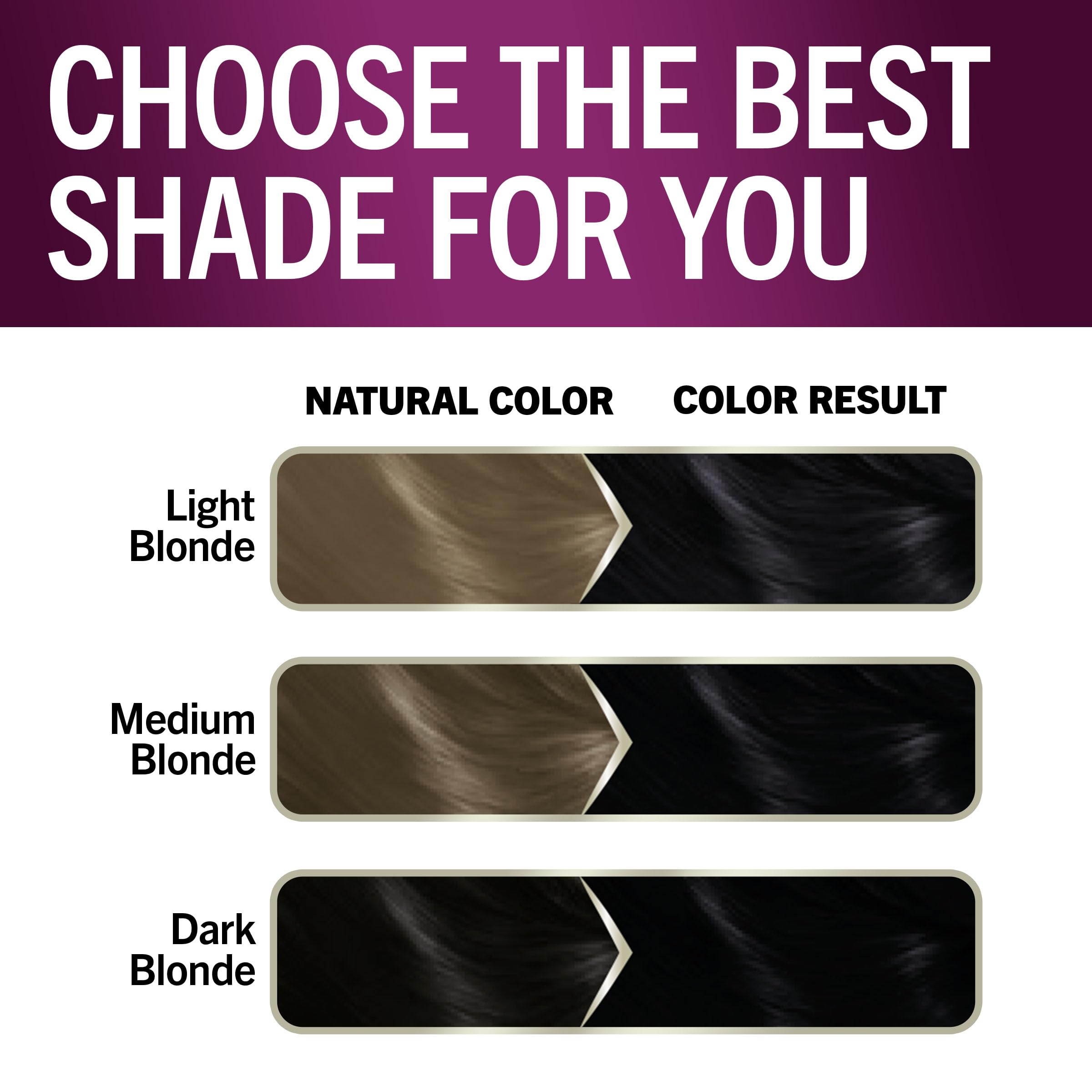Schwarzkopf Keratin Color Permanent Hair Color, 2.6 Rich Soft Black, 1 Application - Salon Inspired Permanent Hair Dye, for up to 80% Less Breakage vs Untreated Hair and up to 100% Gray Coverage