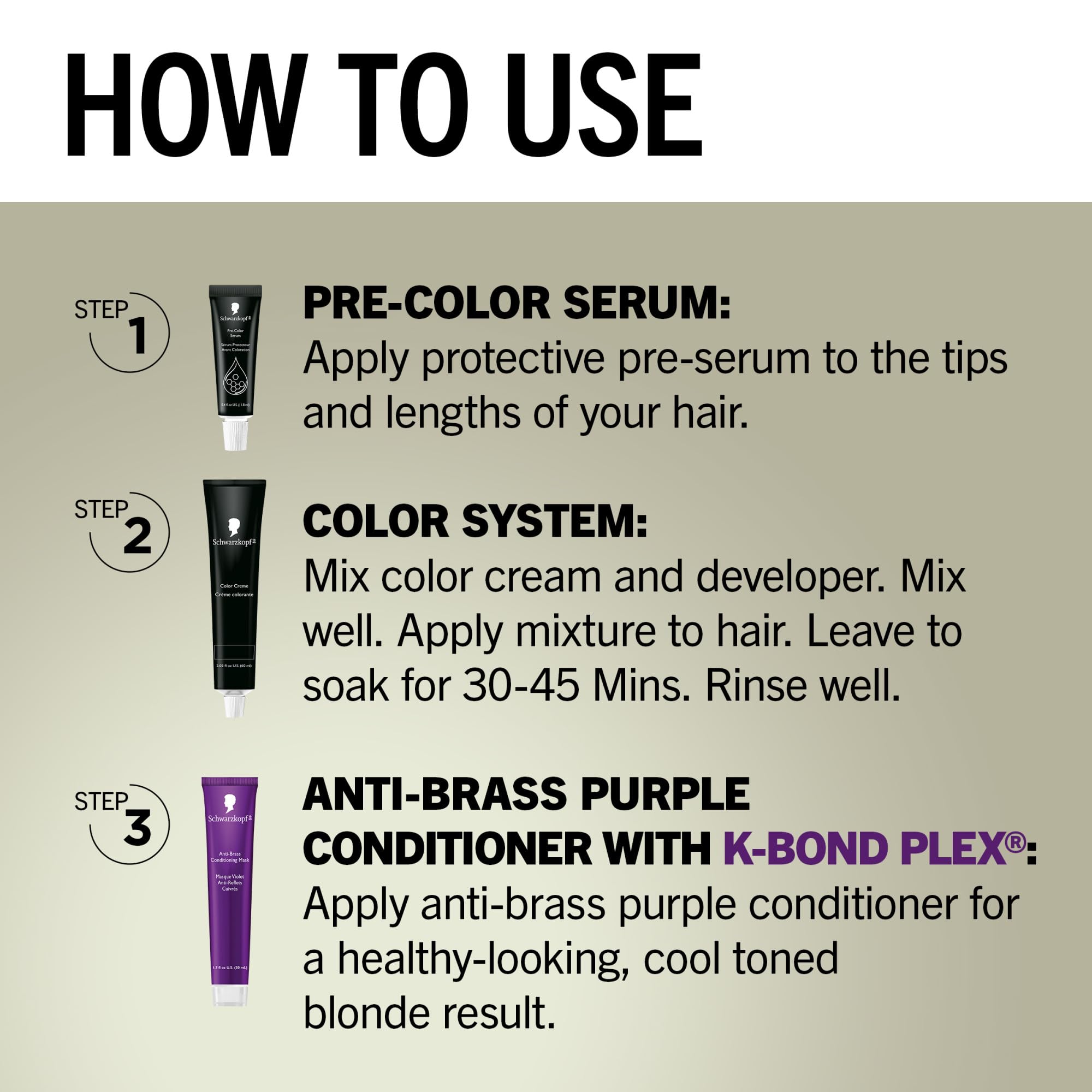 Schwarzkopf Keratin Color Permanent Hair Color, 2.6 Rich Soft Black, 1 Application - Salon Inspired Permanent Hair Dye, for up to 80% Less Breakage vs Untreated Hair and up to 100% Gray Coverage