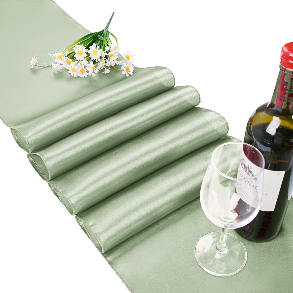 Pesonlook 15 Pack Royal Blue Table Runners 12 x 108 Inch Long for Rectangle Round Tables, Satin Table Runner for Wedding, Birthday Party Banquets Graduation Engagements Decoration