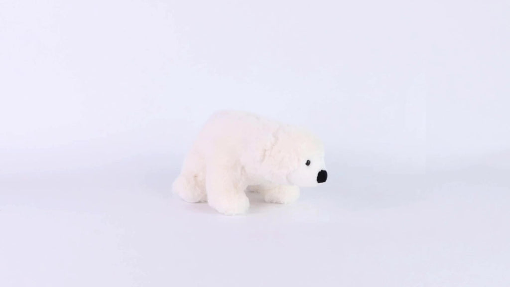 BOOKFONG Cute Polar Bear Plush Doll, Soft Animal Stuffed Bear Toy, Anime Cartoon White Bear, Perfect for Halloween, Christmas, Valentine'S Day, Thanksgiving, Easter Gifts, Polyester Fiber