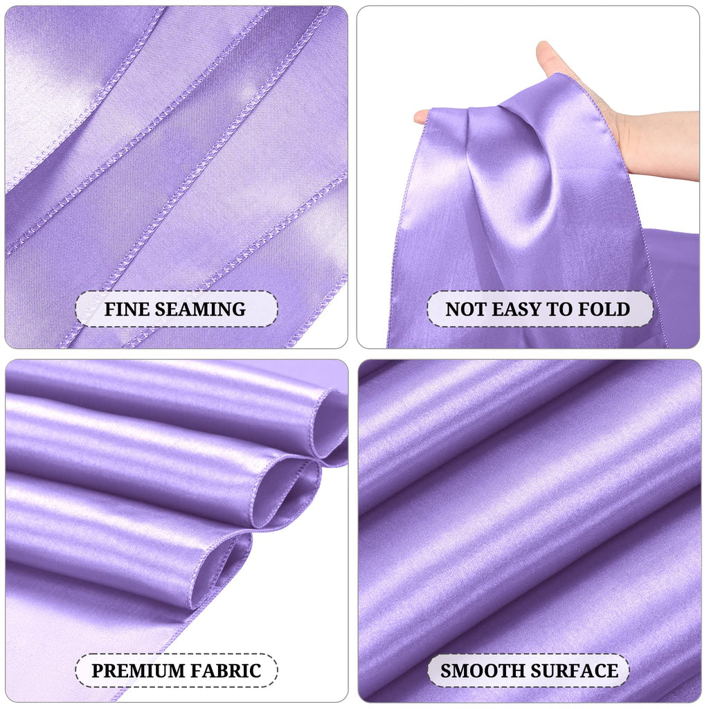 Pesonlook 15 Pack Royal Blue Table Runners 12 x 108 Inch Long for Rectangle Round Tables, Satin Table Runner for Wedding, Birthday Party Banquets Graduation Engagements Decoration