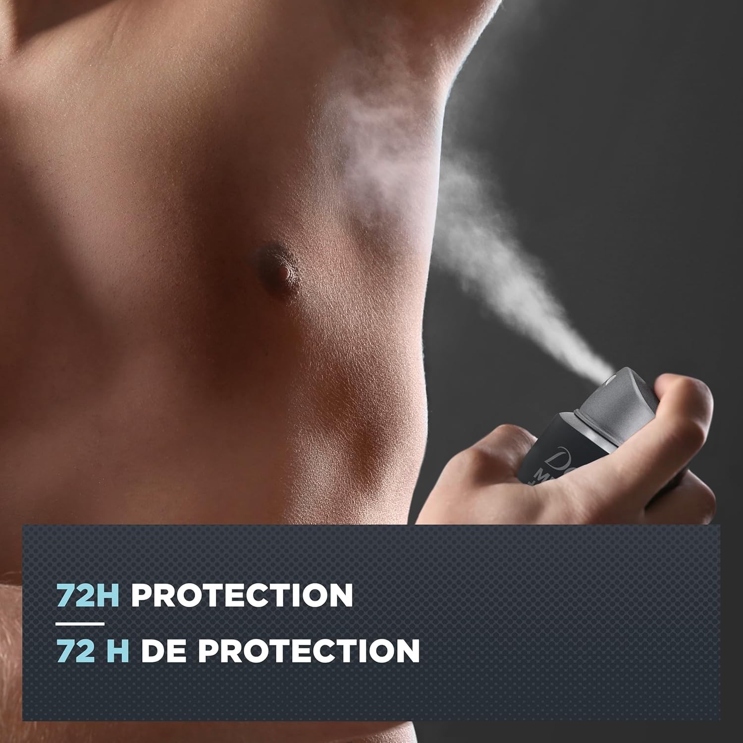 Dove Men+Care Antiperspirant Deodorant Dry Spray For Men Anti-White Marks & Yellow Stains, 72-hour Sweat and Odour Protection Stain Defense Clean with Triple Defense Technology, 107g