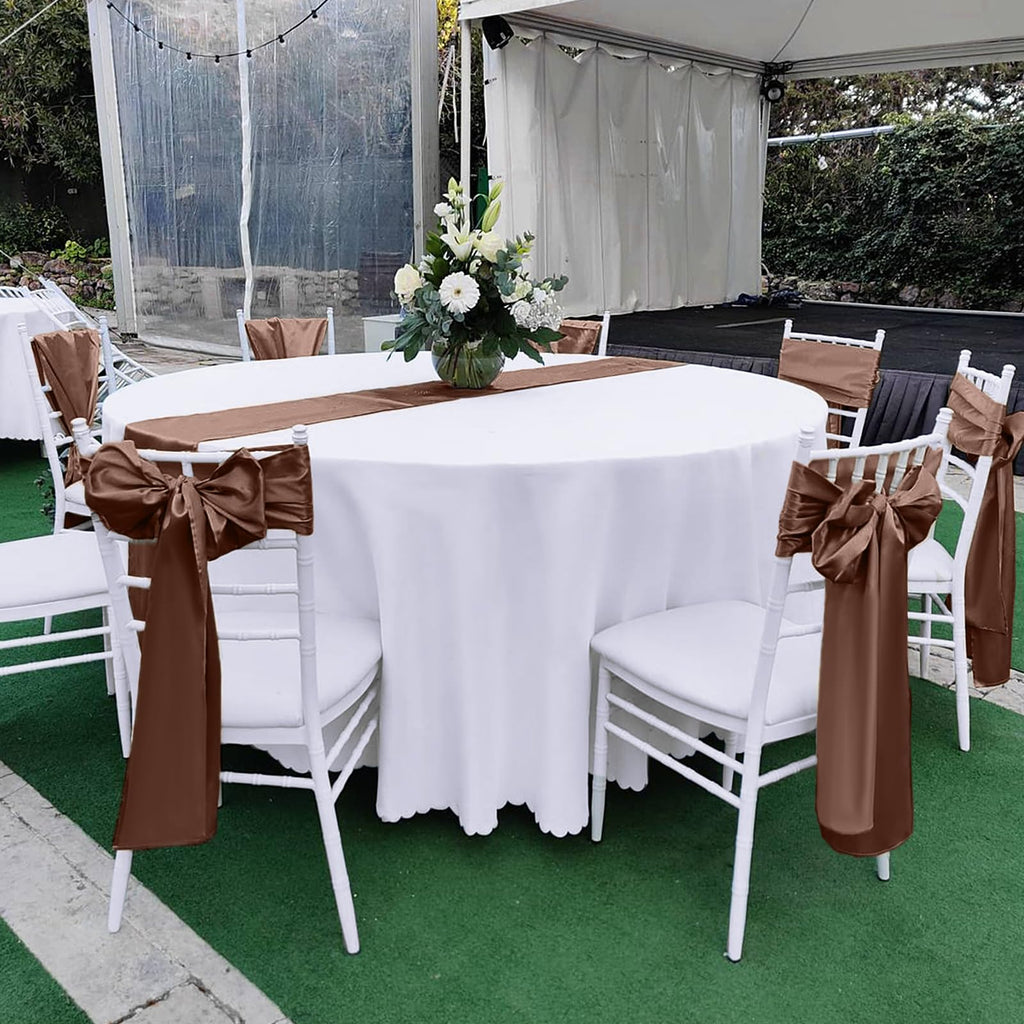 Pesonlook 15 Pack Royal Blue Table Runners 12 x 108 Inch Long for Rectangle Round Tables, Satin Table Runner for Wedding, Birthday Party Banquets Graduation Engagements Decoration